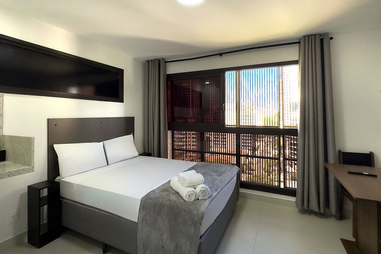Studio bem localizado e próximo ao Ibiraquera