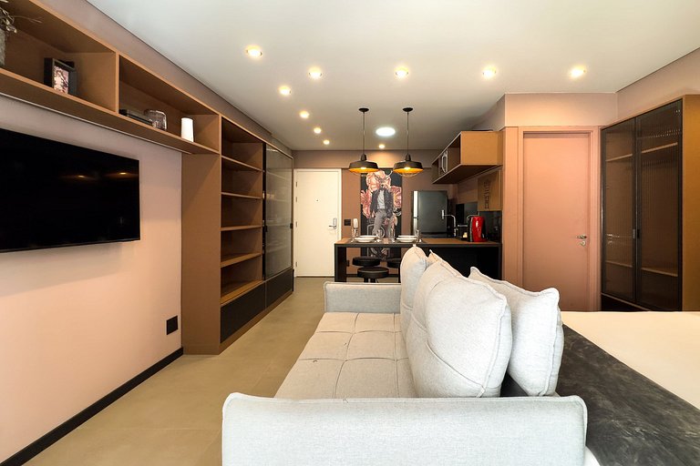 Studio Bem localizado na Republica