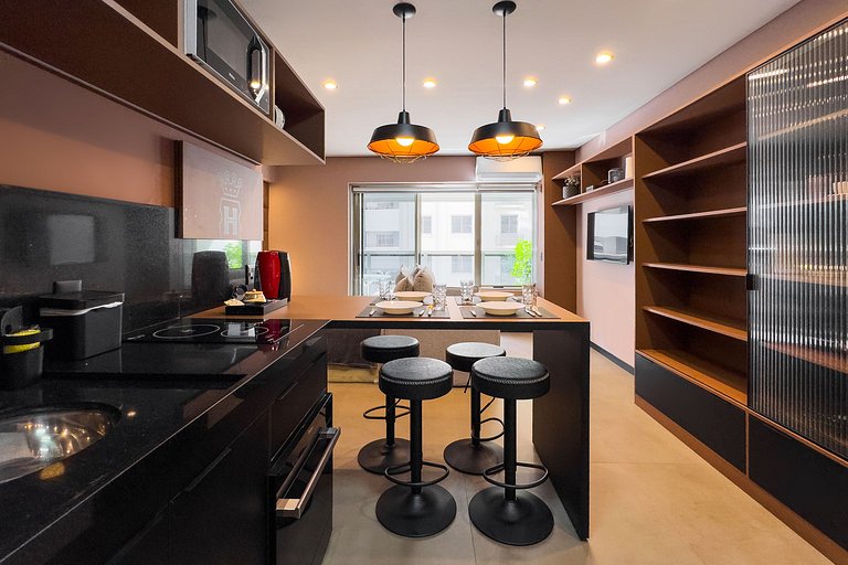 Studio Bem localizado na Republica