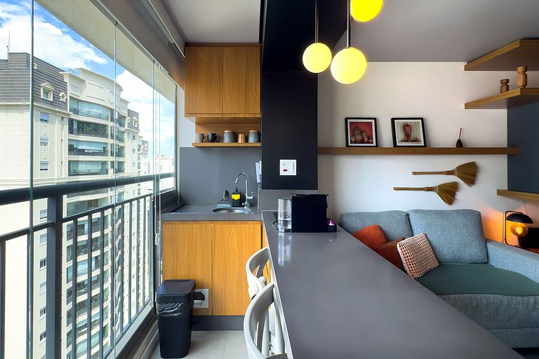 Studio Sofisticado Próximo à Av Ibirapuera