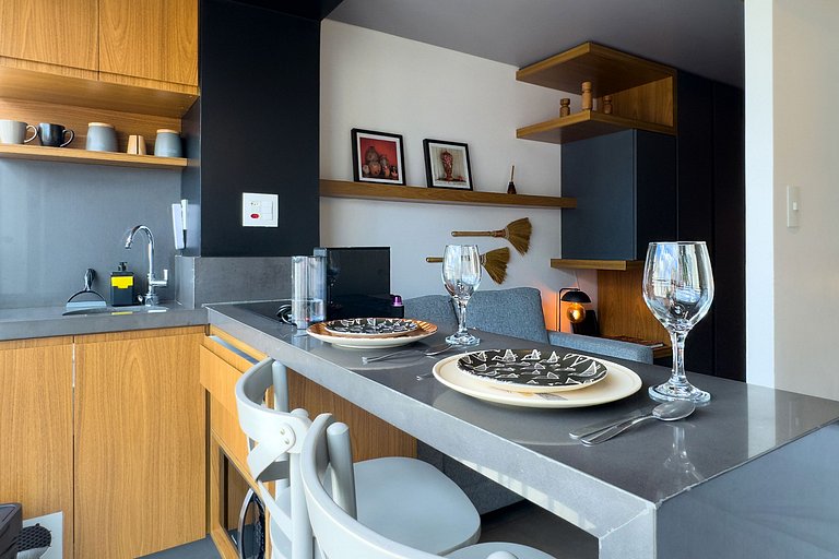 Studio Sofisticado Próximo à Av Ibirapuera