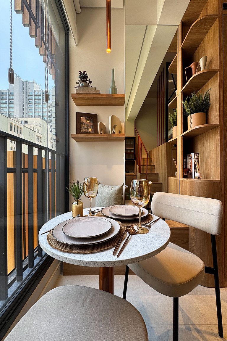 Studio luxo no coração do Jardins