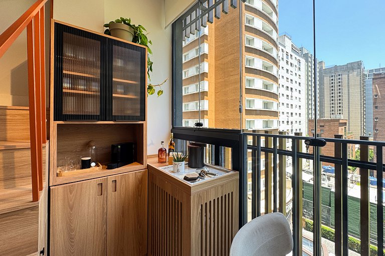 Studio luxo no coração do Jardins