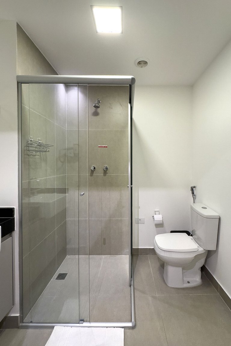 Studio completo ao lado do metro Brooklin