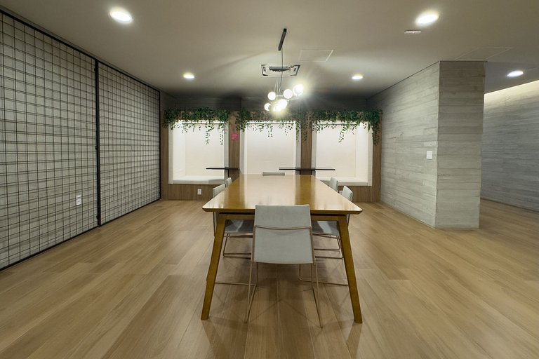 Studio completo ao lado do metro Brooklin