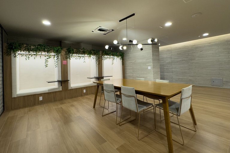 Studio completo ao lado do metro Brooklin