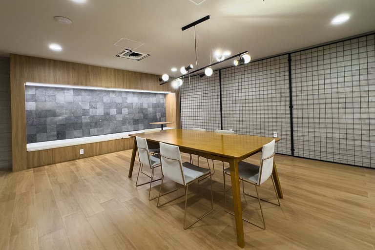 Studio completo ao lado do metro Brooklin