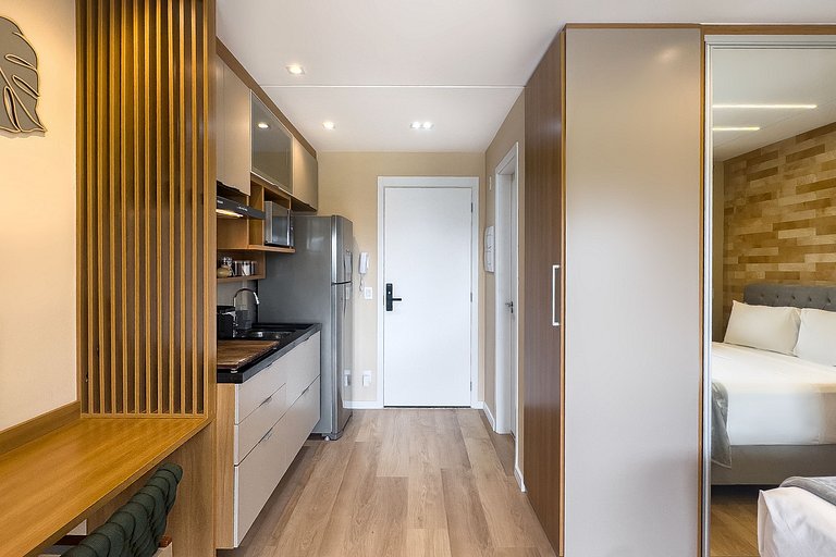 Studio ao lado do metro Brooklin Sp