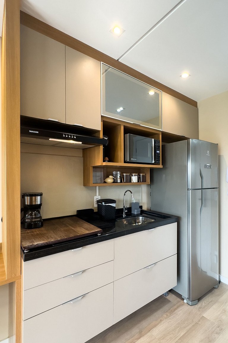 Studio ao lado do metro Brooklin Sp