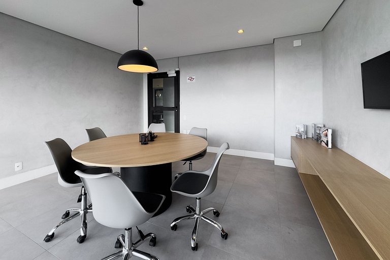 Studio ao lado do metro Brooklin Sp