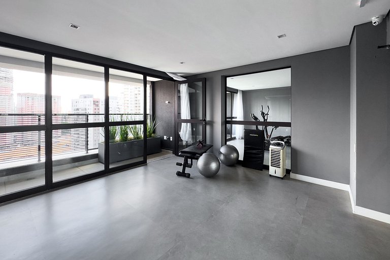 Studio ao lado do metro Brooklin Sp