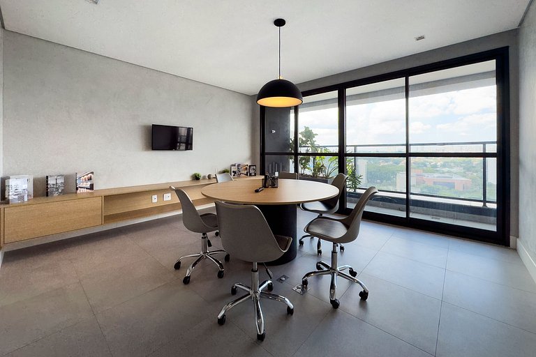 Studio ao lado do metro Brooklin Sp