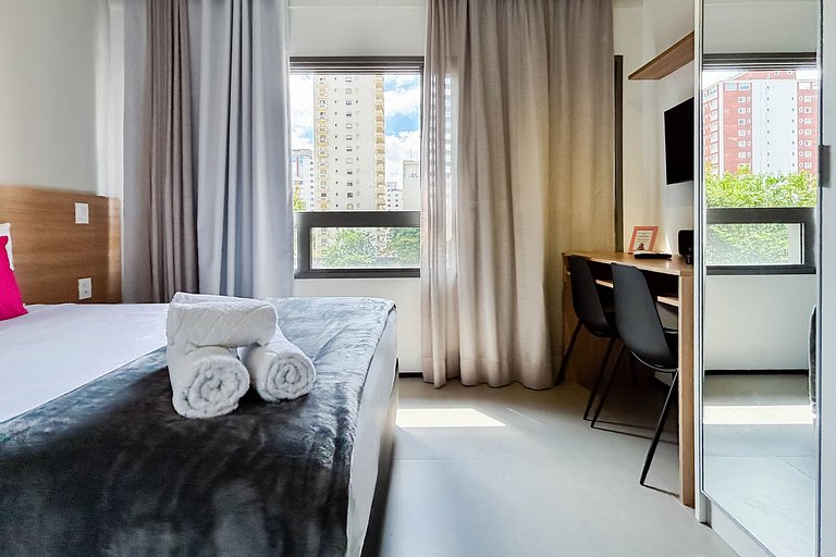 Studio Sofisticado na Oscar Freire