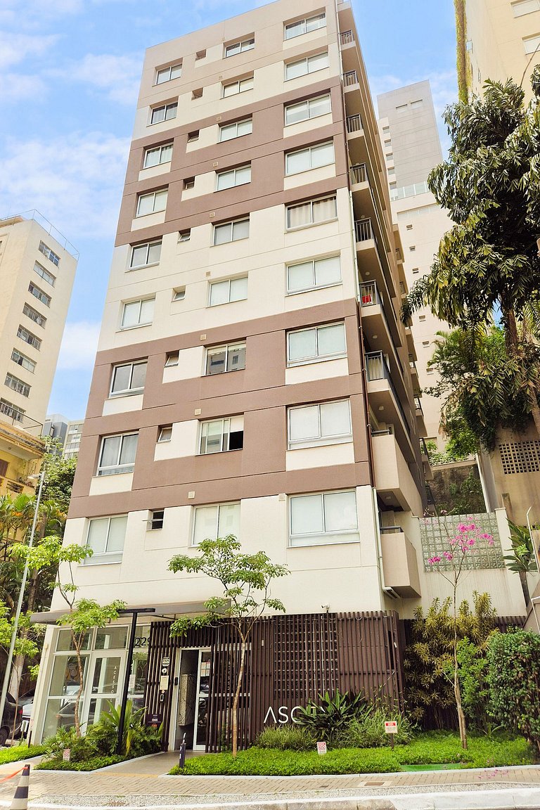 Studio Moderno na Bela Vista