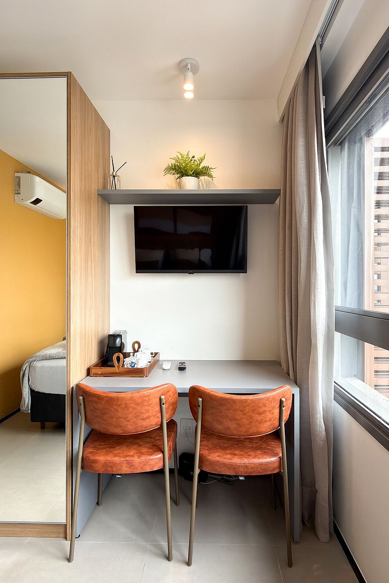 Studio Sofisticado na Oscar Freire