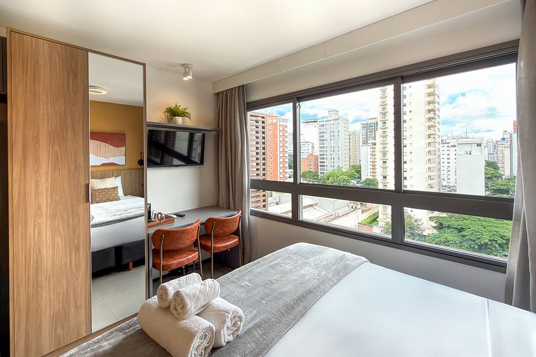 Studio Sofisticado na Oscar Freire