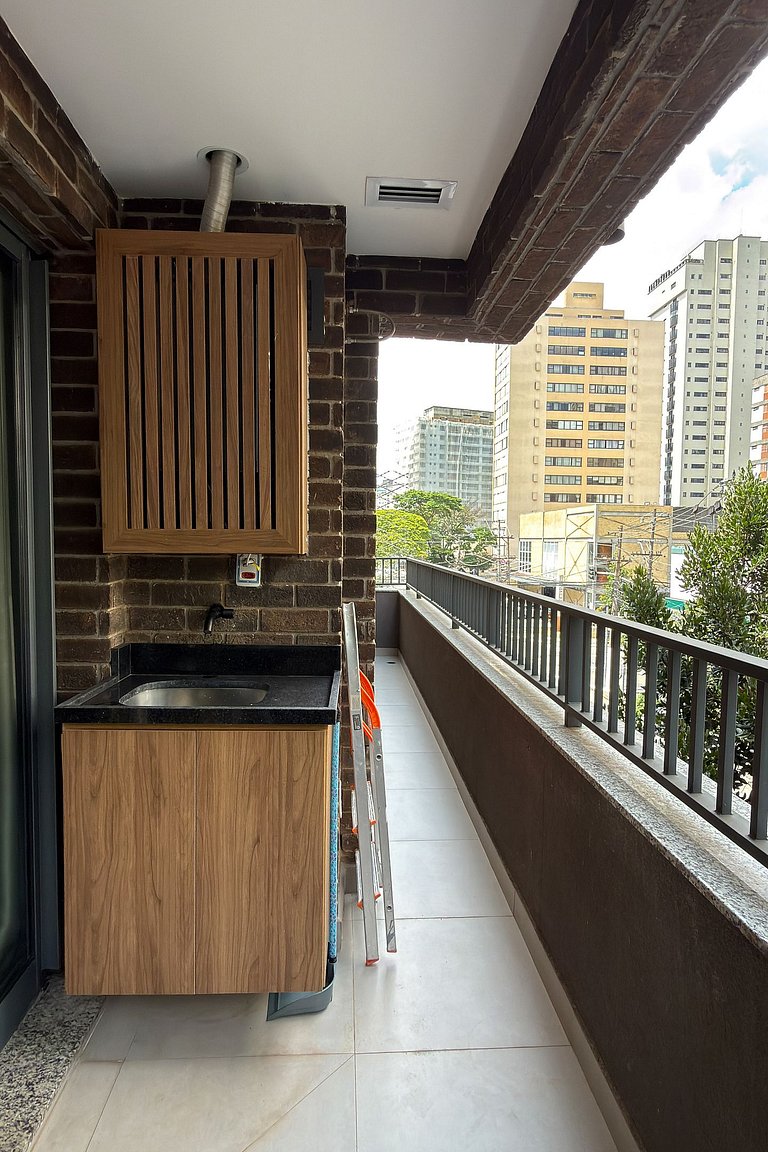 Studio moderno com vista em Moema, SP