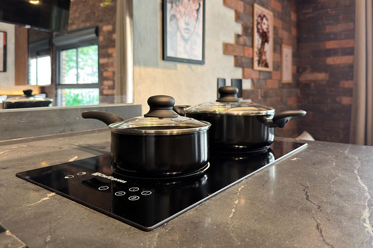 Studio moderno com vista em Moema, SP