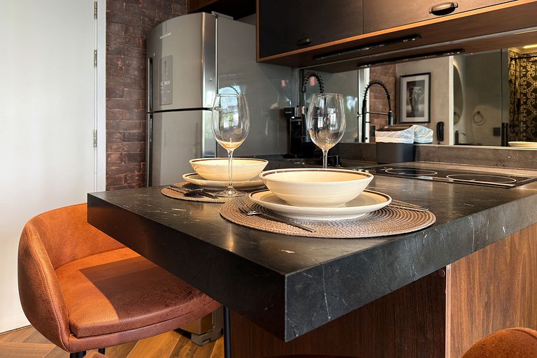 Studio moderno com vista em Moema, SP