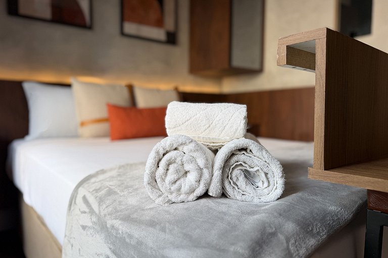 Studio moderno com vista em Moema, SP