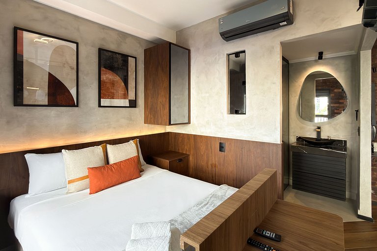 Studio moderno com vista em Moema, SP