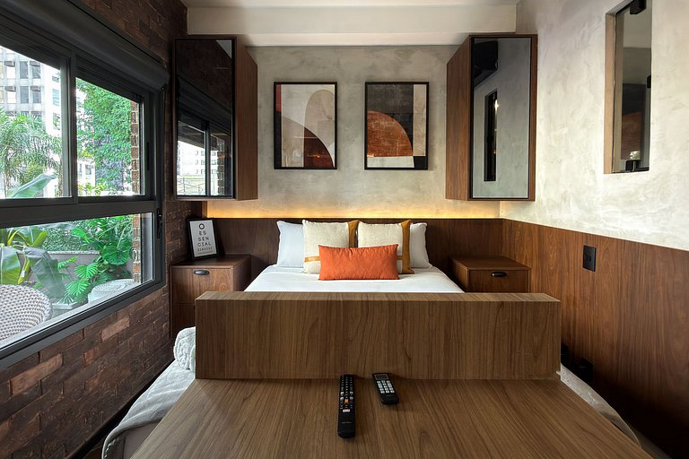 Studio moderno com vista em Moema, SP