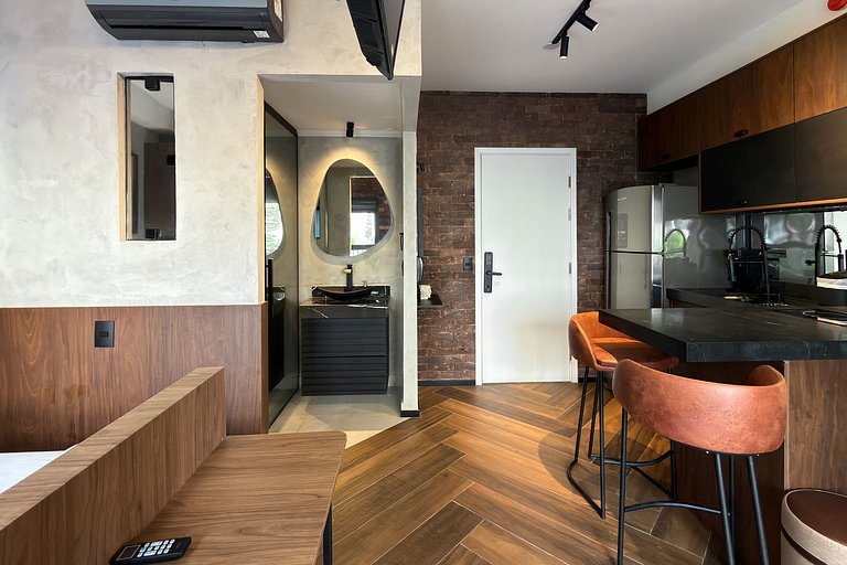 Studio moderno com vista em Moema, SP