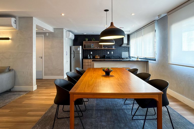 Studio Bela Vista | Varanda, Piscina e Vista