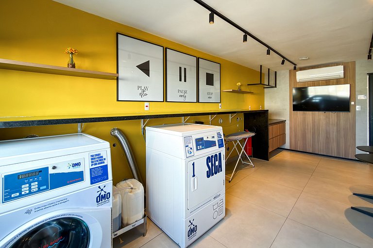 Studio Bela Vista | Varanda, Piscina e Vista