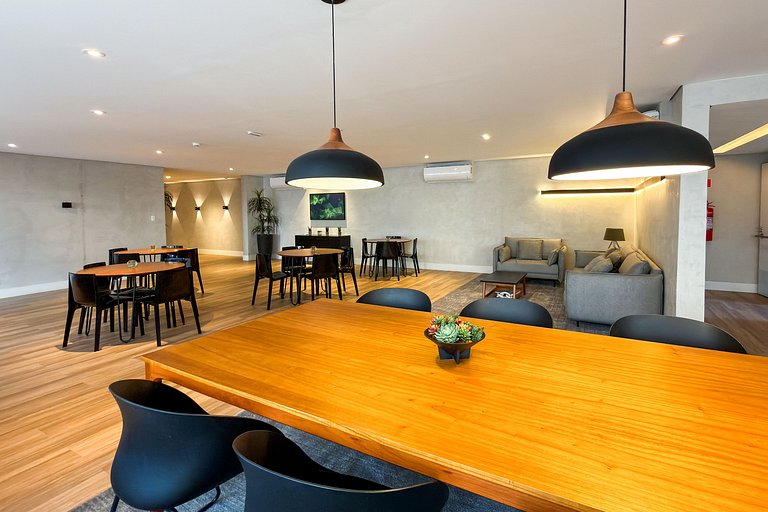 Studio Bela Vista | Varanda, Piscina e Vista