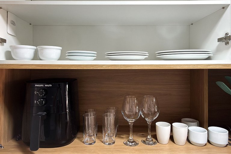 Studio Bela Vista | Varanda, Piscina e Vista