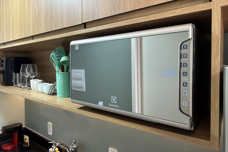 Studio Bela Vista | Varanda, Piscina e Vista