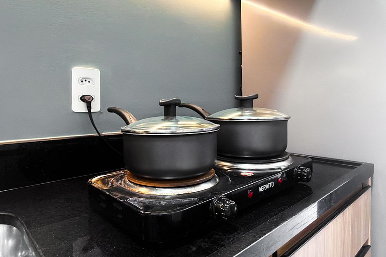 Studio Bela Vista | Varanda, Piscina e Vista