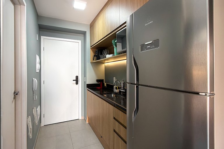 Studio Bela Vista | Varanda, Piscina e Vista