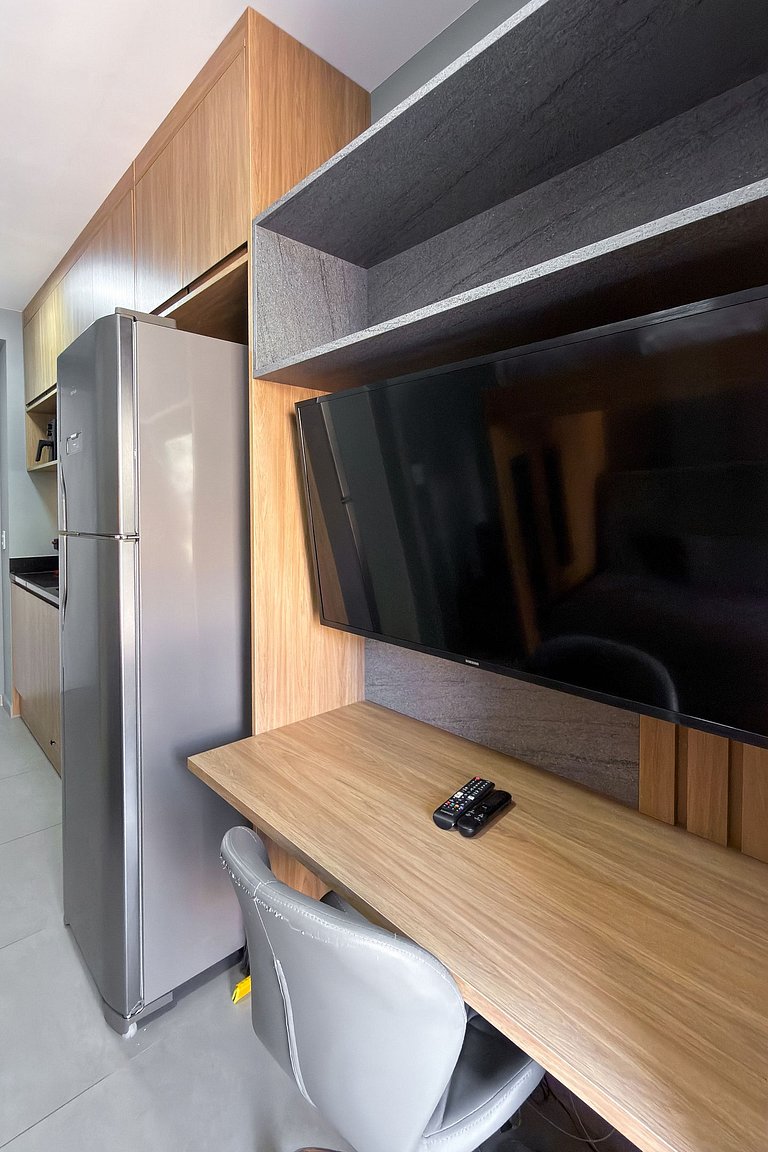 Studio Bela Vista | Varanda, Piscina e Vista