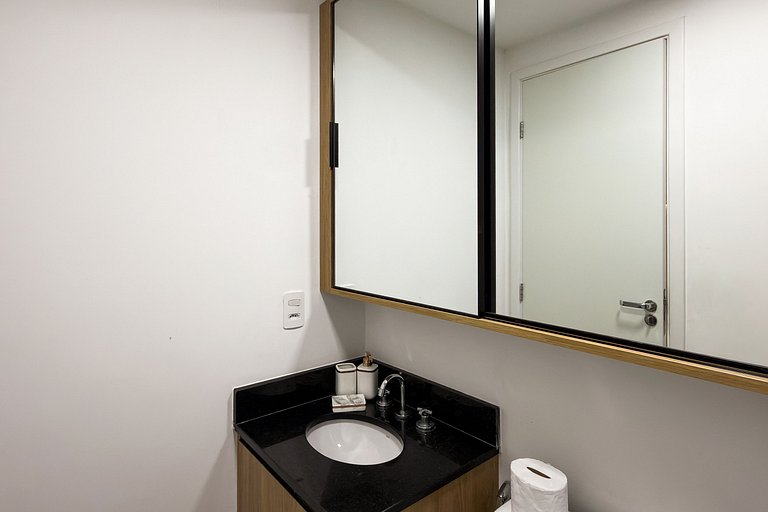 Studio Bela Vista | Varanda, Piscina e Vista