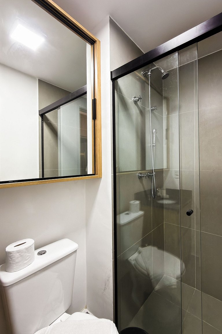 Studio Bela Vista | Varanda, Piscina e Vista