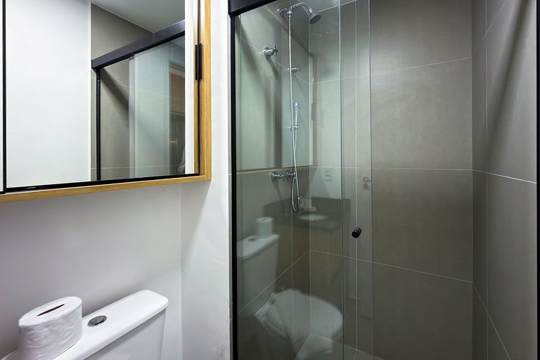 Studio Bela Vista | Varanda, Piscina e Vista