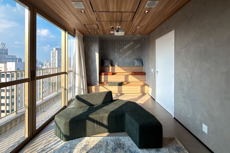 Studio sofisticado completo – Vila Mariana