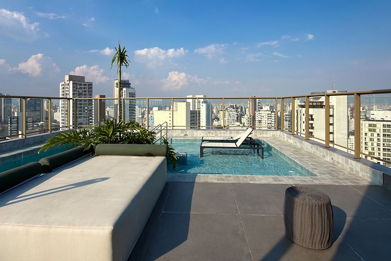 Studio moderno c/ lazer completo – Vila Mariana