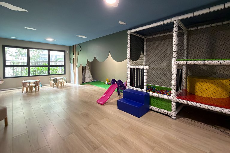 Studio elegante no coração de Campo Belo