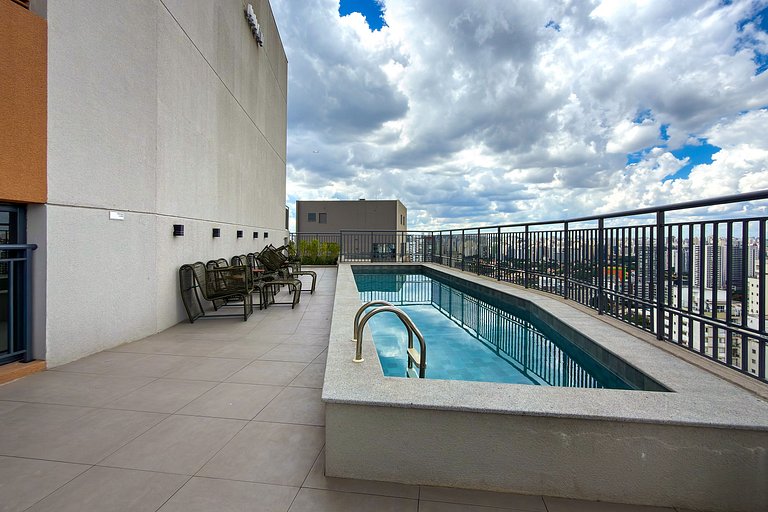 Studio charmoso no coração de Campo Belo