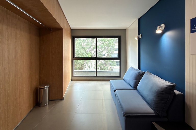 Studio charmoso no coração de Campo Belo