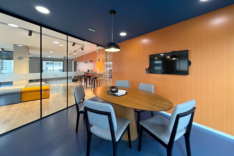 Studio elegante no coração de Campo Belo