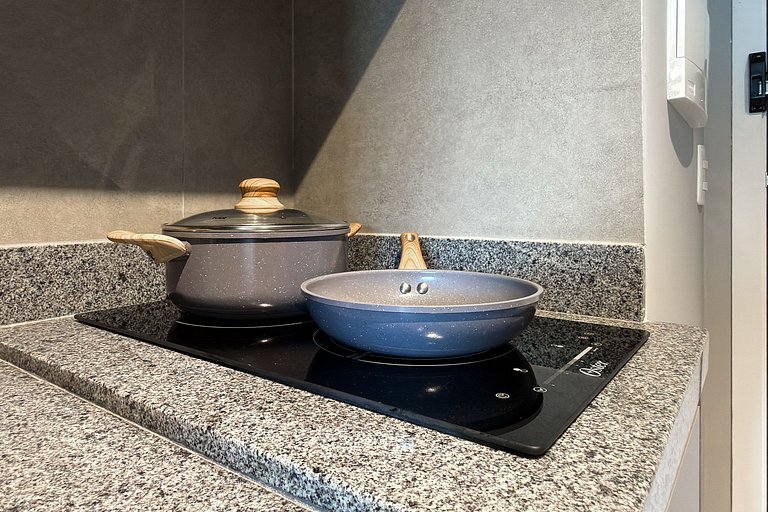 Studio elegante no coração de Campo Belo