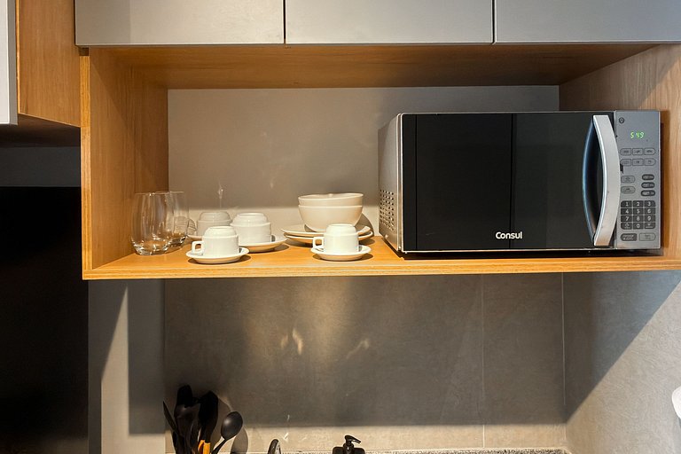 Studio elegante no coração de Campo Belo