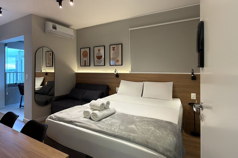 Studio sofisticado completo – Vila Mariana