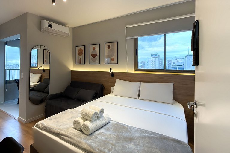 Studio sofisticado completo – Vila Mariana