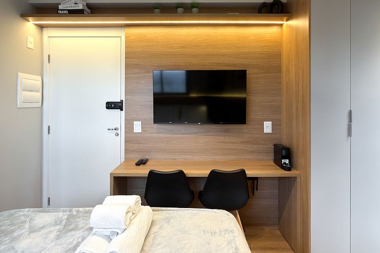 Studio sofisticado completo – Vila Mariana