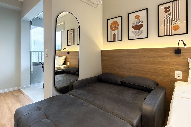 Studio sofisticado completo – Vila Mariana